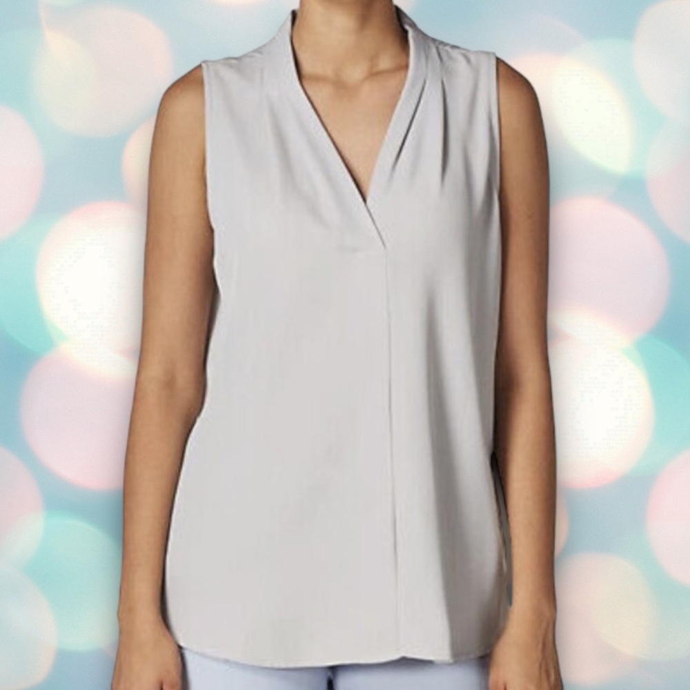 Calvin Klein Women’s Flowy V Neck Blouse Size XS